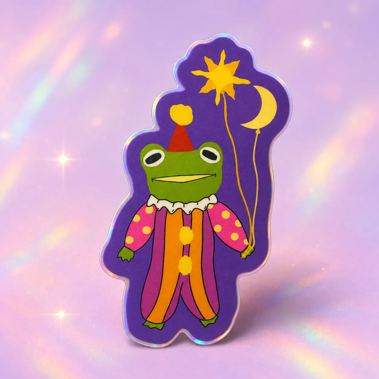 Sticker Zirkusfrosch