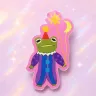 Zweiter Zirkusfrosch-Sticker von Neamo Arts