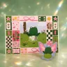 Fairy Garden Bundle von Neamo Arts: Postkarte mit Puck dem Feenfrosch und Sticker
