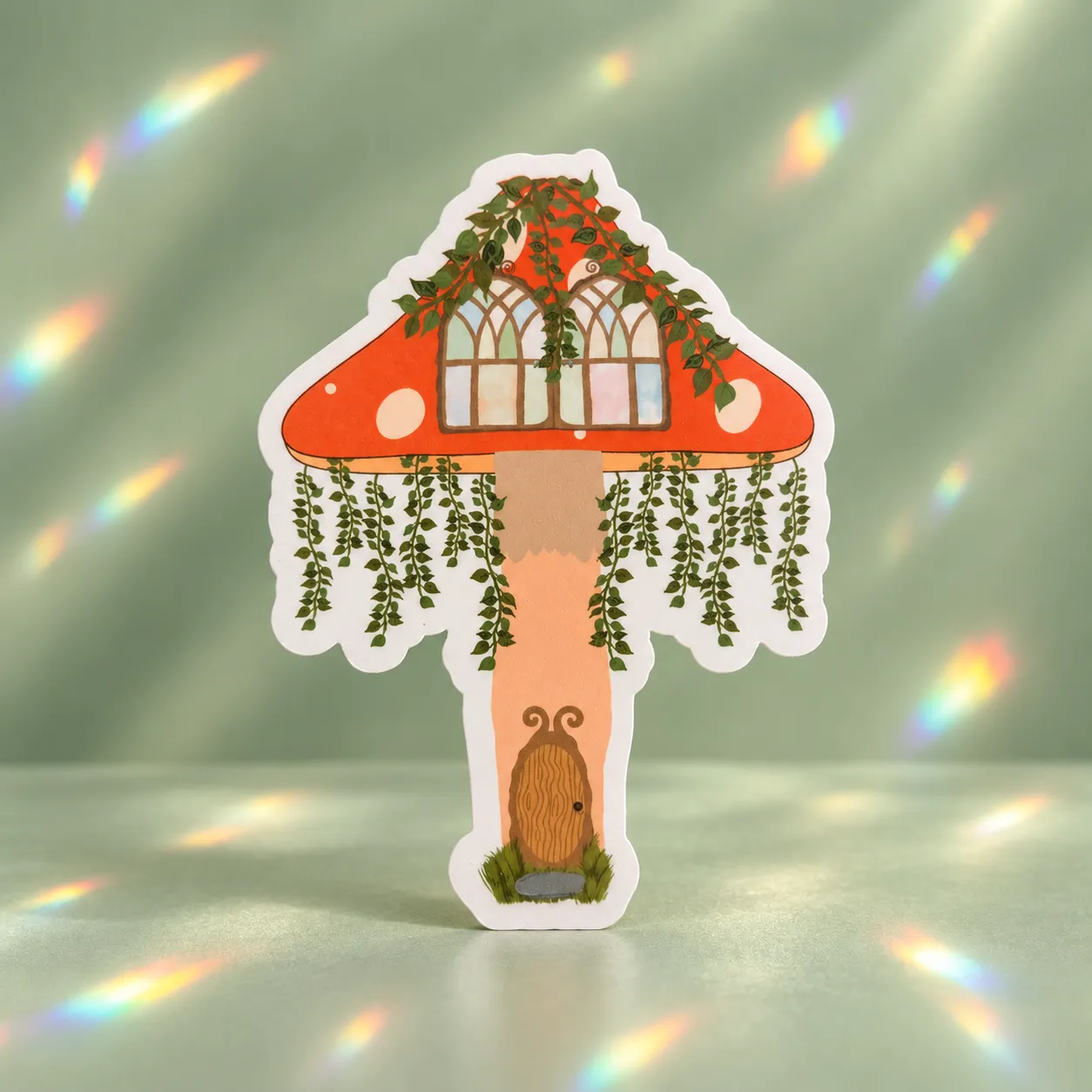 Sticker Pilzhaus